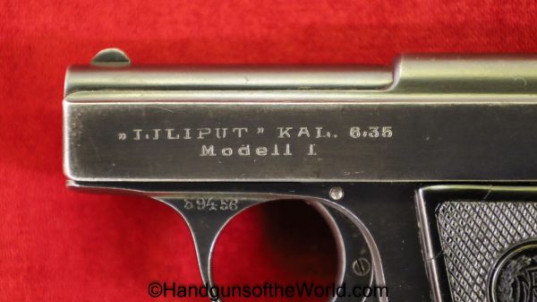 Menz, Liliput, Model 1, 6.35mm, German, Germany, Handgun, Pistol, C&R, Collectible, VP, Vest Pocket, Model I, 25, .25, acp, auto, 6.35, Model, I, 1