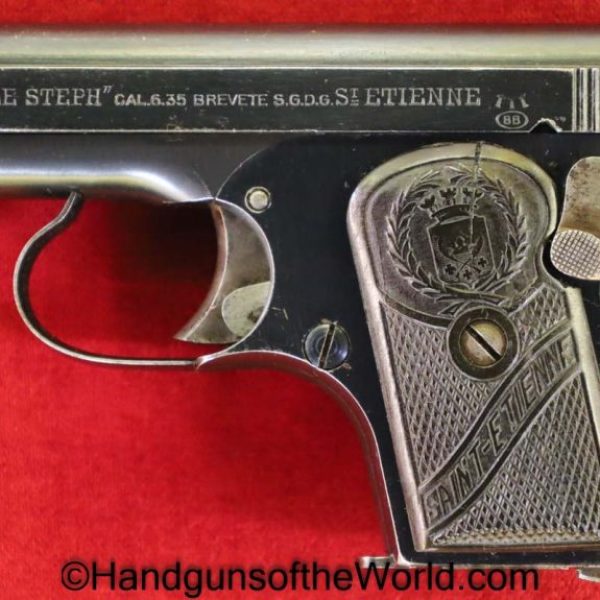 LeSteph, Vest Pocket, 6.35mm, France, French, Le Steph, Handgun, Pistol, C&R, Collectible, VP, 6.35, 25, .25, acp, auto, Hand gun, Saint Etienne