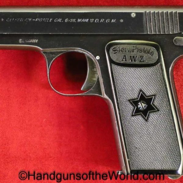 Albin Wahl, Stern Pistole, 6.35mm, 2nd Model, Sternpistole, Second, 2nd, Model, German, Germany, Handgun, Pistol, C&R, Collectible, 25, .25, VP, Vest Pocket