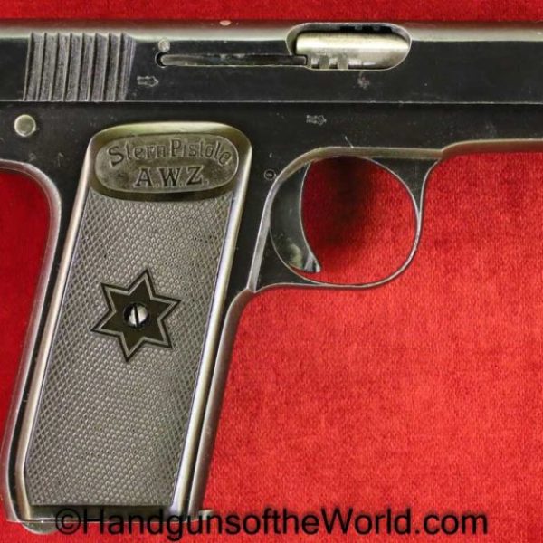 Albin Wahl, Stern Pistole, 6.35mm, 2nd Model, Sternpistole, Second, 2nd, Model, German, Germany, Handgun, Pistol, C&R, Collectible, 25, .25, VP, Vest Pocket