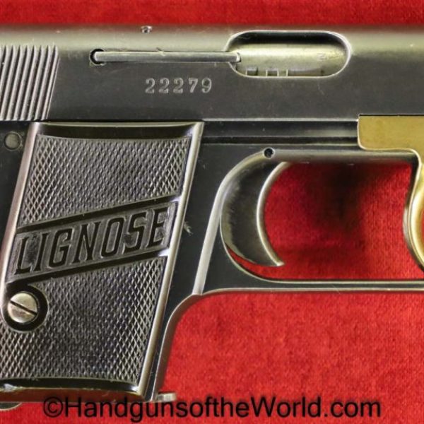 Lignose, Model 2A, 6.35mm, 1st, Variant, First, Variation, 2A, Einhand, German, Germany, Handgun, Pistol, C&R, Collectible, VP, Vest Pocket, 25, .25, acp