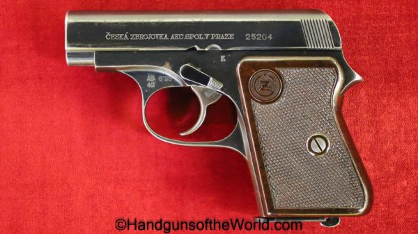 CZ-36, 6.35mm, Czech, Dated, 1942, with Safety, Czechoslovakia, Handgun, Pistol, C&R, Collectible, CZ, 36, 6.35, 25, .25, acp, auto, CZ36, CZ 36, VP
