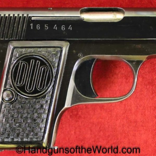 CZ, Duo, 6.35mm, Dated, 1948, Czech, Czechoslovakia, Handgun, Pistol, C&R, Collectible, VP, Vest Pocket, 6.35, 25, .25, acp, auto, Hand gun
