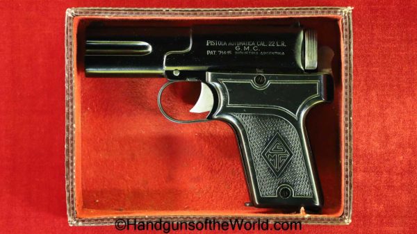 GMC, Pocket, .22lr, Argentina, Mint, in Box, Boxed, with Box, Argentine, Handgun, Pistol, C&R, Collectible, 22, .22, 22lr, Hand gun, Rare, Frommer Stop