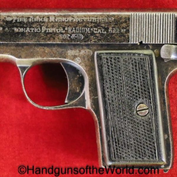Gabilondo y Urresti, Radium, 6.35mm, Sliding Grip, Oddity, Spain, Spanish, Handgun, Pistol, C&R, Collectible, VP, Vest Pocket, 6.35, 25, .25, acp, auto
