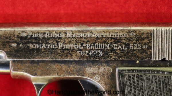 Gabilondo y Urresti, Radium, 6.35mm, Sliding Grip, Oddity, Spain, Spanish, Handgun, Pistol, C&R, Collectible, VP, Vest Pocket, 6.35, 25, .25, acp, auto