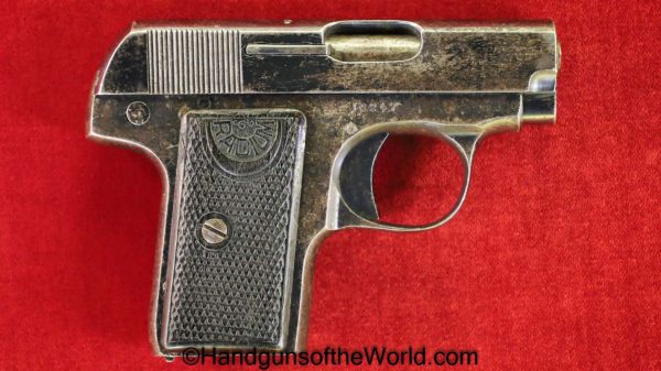 Gabilondo y Urresti, Radium, 6.35mm, Sliding Grip, Oddity, Spain, Spanish, Handgun, Pistol, C&R, Collectible, VP, Vest Pocket, 6.35, 25, .25, acp, auto
