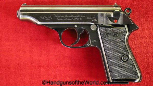 Walther, PP, 7.65mm, Luftwaffe, Contract, 2 Matching Magazines, Holster, 2 Matching Mags, Handgun, Pistol, C&R, Collectible, German, Germany, WWII, WW2
