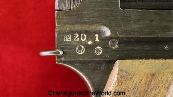 Nambu, Type 94, 20.1, Date, 8mm, Matching Magazine, Matching Mag, Japan, Japanese, WWII, WW2, 1945, January, Type, 94, Handgun, Pistol, C&R, Collectible