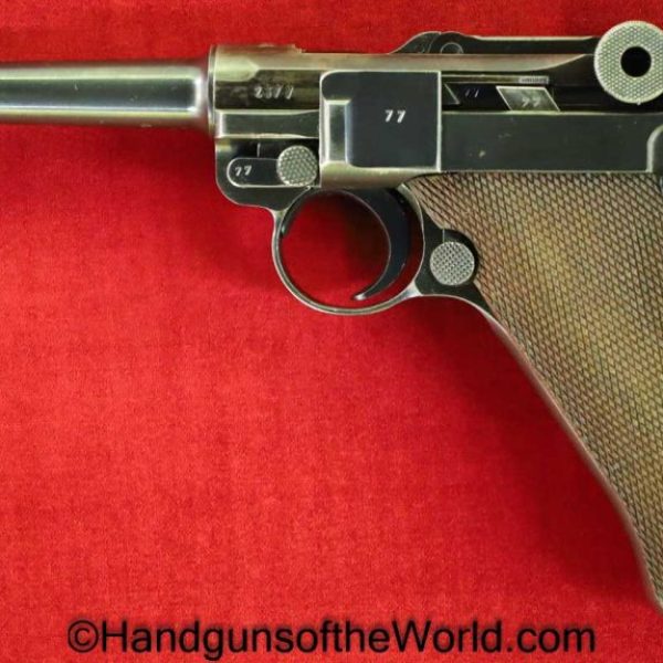 Luger, P.08, S/42, 1937, 9mm, German, WWII,  with Holster, with Spare Magazine, Germany, WW2, P08, P 08, P-08, Handgun, Pistol, C&R, Collectible