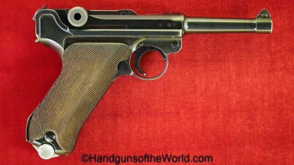 Luger, P.08, 42, 1939, 9mm, German, WWII, with Holster, with Tool, Germany, WW2, Handgun, Pistol, C&R, Collectible, P08, P 08, P-08, Mauser, 42-1939