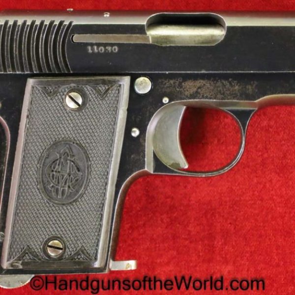 Bronco, Model 1918, 7.65mm, Small Frame, Spain, Spanish, 1918, Handgun, Pistol, C&R, Collectible, Pocket, 7.65, 32, .32, acp, auto, Hand gun, Model