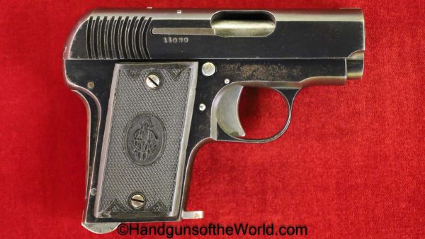 Bronco, Model 1918, 7.65mm, Small Frame, Spain, Spanish, 1918, Handgun, Pistol, C&R, Collectible, Pocket, 7.65, 32, .32, acp, auto, Hand gun, Model