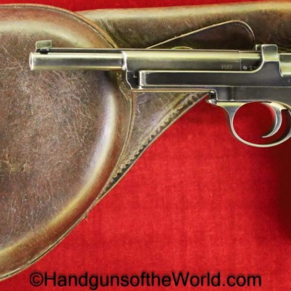 Steyr Mannlicher, 1905, 7.63mm, Argentine Contract, Crest Intact, with Holster, Steyr, Mannlicher, Model, Argentine, Crest, with Crest, Handgun, Pistol, C&R