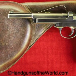Steyr Mannlicher, 1905, 7.63mm, Argentine Contract, Crest Intact, with Holster, Steyr, Mannlicher, Model, Argentine, Crest, with Crest, Handgun, Pistol, C&R