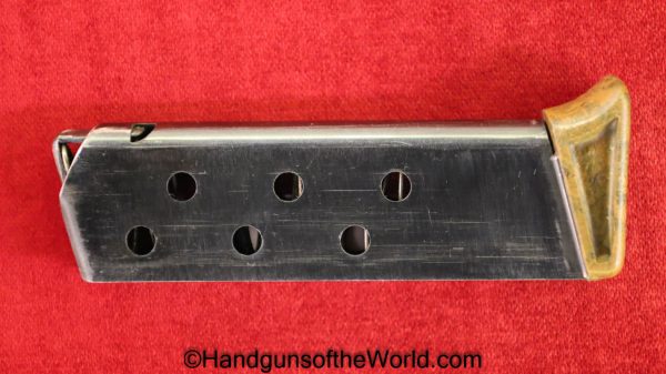 Walther, PPk, 7.65mm, Magazine, Clip, Finger Extension, Base, Original, Collectible, Brown, Handgun, Pistol, German, Germany, WWII, WW2, 32, .32, 7.65, acp