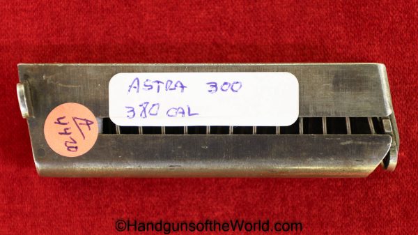 Astra, 300, .380, Magazine-Clip, Mag, Magazine, Clip, Original, Collectible, 380, acp, auto, 9mm, 9mmK, Kurz, Spain, Spanish, WWII, WW2, Era, German, Germany