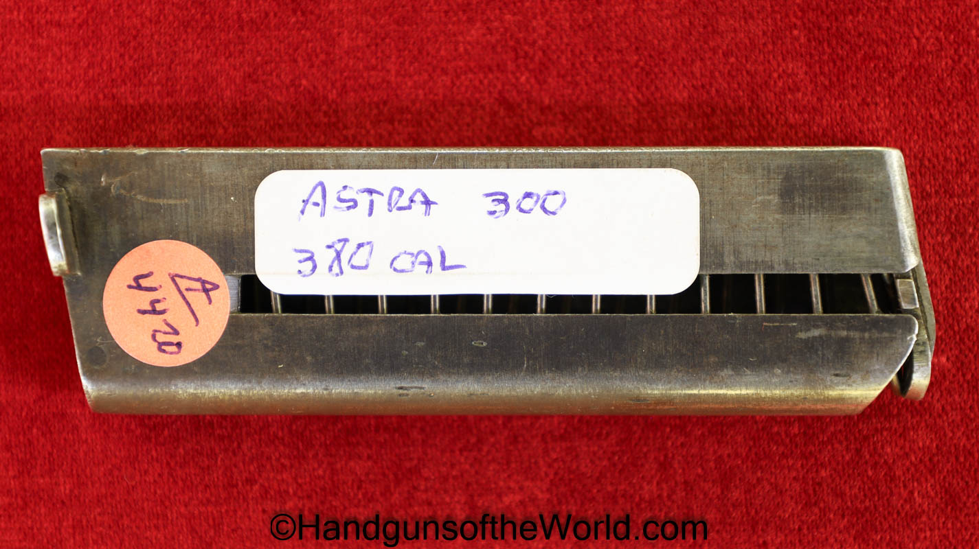 Astra, 300, .380, Magazine-Clip, Mag, Magazine, Clip, Original, Collectible, 380, acp, auto, 9mm, 9mmK, Kurz, Spain, Spanish, WWII, WW2, Era, German, Germany