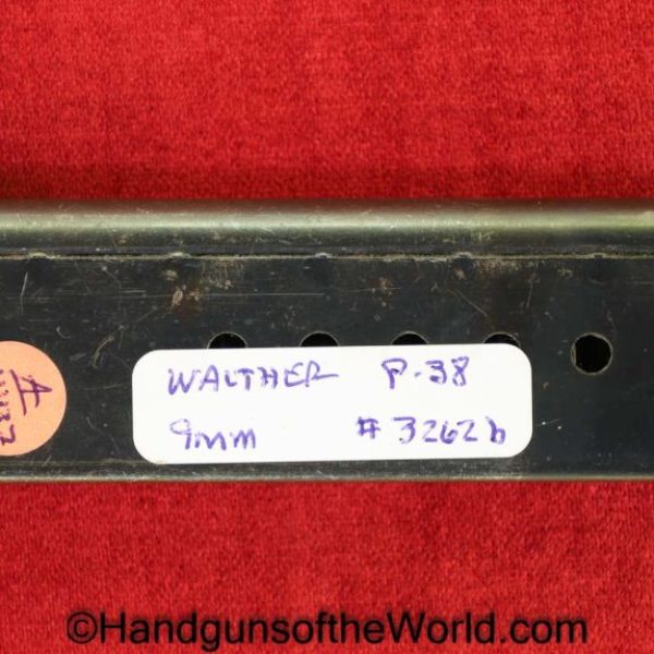 Walther, P-38, 9mm, Magazine, #3262b, 3262b, P38, P 38, P.38, Original, Collectible, German, Germany, Handgun, Pistol, WWII, WW2, E/359, E359