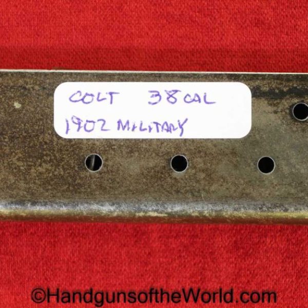 Colt, 1902, Military, .38, Magazine, Clip, Mag, Original, Collectible, Handgun, Pistol, acp, auto, 38, Americana, American, America, USA, US, Real, Vintage