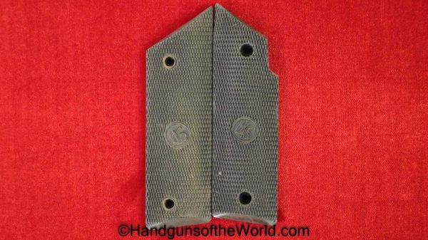 High Standard, Model, A, B, C, Grips, Original, Collectible, Black, Bakelite, Hi Standard, Handgun, Pistol, Hi-Standard, Hand gun, Vintage, Real, Old
