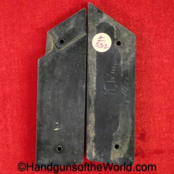 High Standard, Model, A, B, C, Grips, Original, Collectible, Black, Bakelite, Hi Standard, Handgun, Pistol, Hi-Standard, Hand gun, Vintage, Real, Old