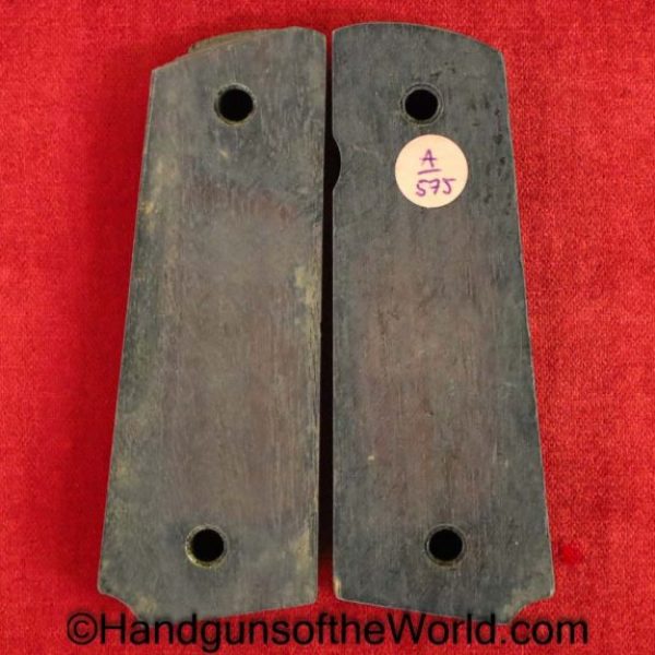 Colt, 1911, Double Diamond, Grips, Checkered, walnut, Wood, Wooden, Original, Collectible, Double, Diamond, Government, 45, .45, 1911A1, Real, Vintage, Old