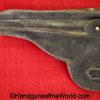 Astra, 400, Holster, Black, leather, full flap, Original, Collectible, with Shoulder Strap, Spain, Spanish, 1921, Handgun, Pistol, Vintage, Real, Old