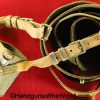 British, Sam Browne, Belt, with Hanger, unmarked, brown, leather, Original, Collectible, Suspenders, Sam, Browne, English, Sword, UK, England, Britain