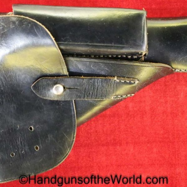Browning, FN, High Power, Holster, WWII, Black, leather, breakaway, WW2, era, Original, Collectible, Handgun, Pistol, German, Germany, BHP, Hi Power