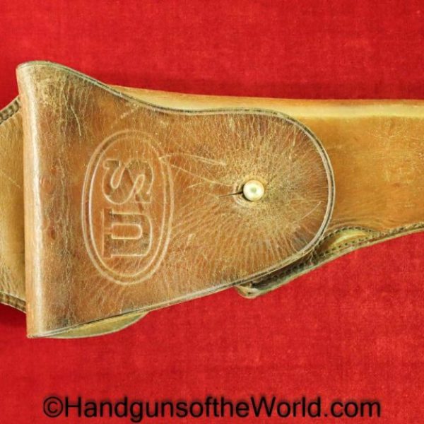 Colt, 1911, M1912, Dismount Holster, Dismount, 1912, Brown, leather, Original, Collectible, Handgun, Pistol, Americana, American, USA, 45, .45