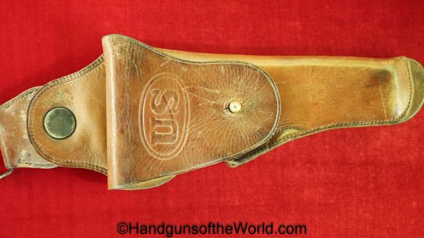 Colt, 1911, M1912, Dismount Holster, Dismount, 1912, Brown, leather, Original, Collectible, Handgun, Pistol, Americana, American, USA, 45, .45