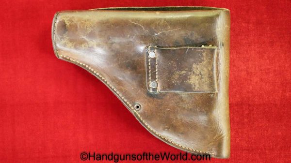 Femaru, 37M, Holster, brown, leather, Original, Collectible, M37, Handgun, Pistol, Hungary, Hungarian, Hand gun, Real, Old, Vintage, 37, M