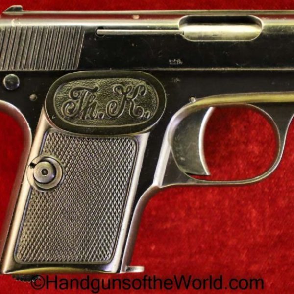 Kommer, Model 2, 6.35mm, German, Crown N, Proofed, Germany, C/N, Model II, Handgun, Pistol, C&R, Collectible, VP, Vest Pocket, 6.35, 25, .25, acp, auto
