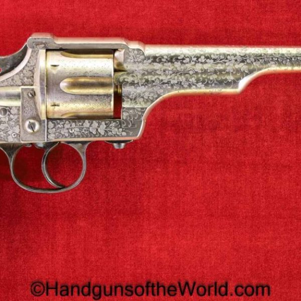 Merwin & Hulbert, Large Frame, Double Action, Revolver, .44-40, Factory Engraved, Engraved, Merwin, Hulbert, Handgun, Antique, Collectible, Non-FFL, Non FFL
