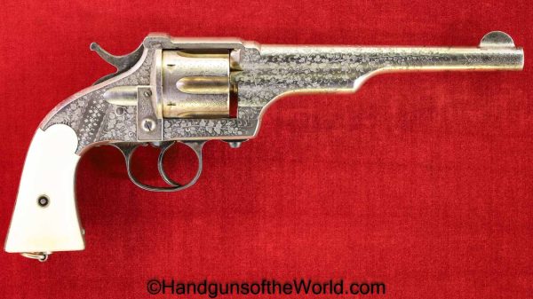 Merwin & Hulbert, Large Frame, Double Action, Revolver, .44-40, Factory Engraved, Engraved, Merwin, Hulbert, Handgun, Antique, Collectible, Non-FFL, Non FFL