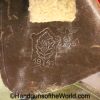 Mauser, HSc, Holster, German, 1941, Brown, Leather, breakaway, Akah, Oakleaf-9 Logo-1941-WaA757, Dated, WaA 757, WaA757, Original, Collectible, Break away