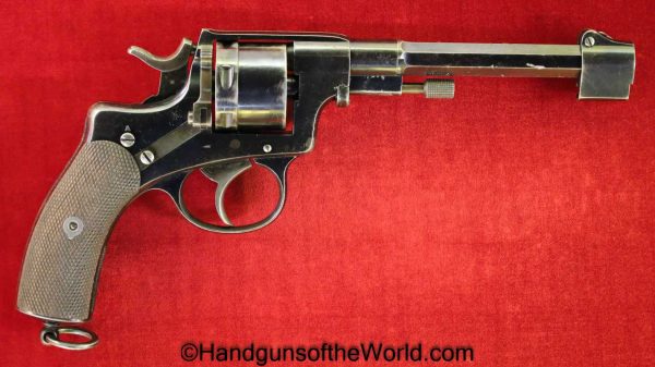 Nagant, 1884, 9.4mm, Luxembourg Contract, with Bayonet, Luxembourg, Handgun, Revolver, Antique, Non FFL, Non-FFL, 9.4, Belgian, Belgium, Hand gun