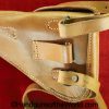 Nambu, Baby, Holster, brown, leather, clamshell, pattern, with shoulder strap, with lanyard, Repro, Reproduction, Japan, Japanese, Handgun, Pistol