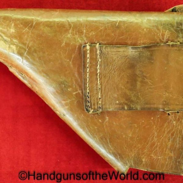 Walther, PPk, Holster, WWII, Era, Unmarked, brown, leather, breakaway, Original, Collectible, German, Germany, Handgun, Pistol, WW2, Break away