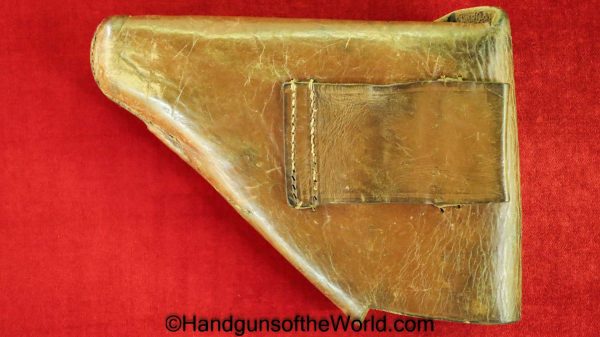 Walther, PPk, Holster, WWII, Era, Unmarked, brown, leather, breakaway, Original, Collectible, German, Germany, Handgun, Pistol, WW2, Break away