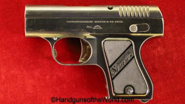 Simson, 1927, 6.35mm, with Holster, Outstanding, German, Germany, Handgun, Pistol, C&R, Collectible, VP, Vest Pocket, 6.35, 25, .25, acp, auto, Model