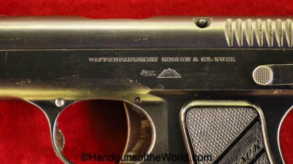 Simson, 1927, 6.35mm, with Holster, Outstanding, German, Germany, Handgun, Pistol, C&R, Collectible, VP, Vest Pocket, 6.35, 25, .25, acp, auto, Model