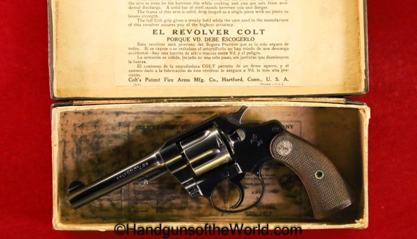 Colt, Police Positive, .38, Mint, in Box, Boxed, with Box, 1926, 38, Handgun, Revolver, C&R, Collectible, Police, Positive, Unfired, Hand gun