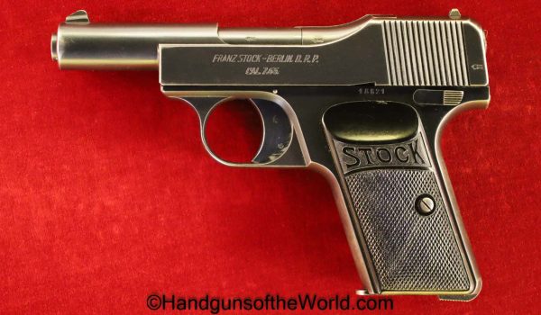Franz Stock, 1st, Type, First, Pattern, German, Germany, Handgun, Pistol, C&R, Collectible, Pocket, acp, auto, Hand gun, 7.65, 7.65mm, 32, .32, Late