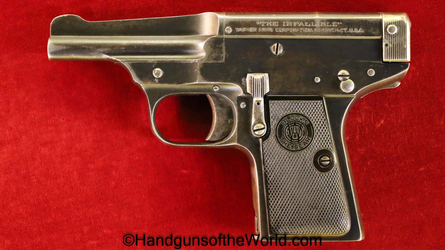 Warner Arms, Infallible, Type II, .32 acp, 32, .32, acp, auto, Warner, Type 2, Americana, Handgun, Pistol, C&R, Collectible, Pocket, 7.65, 7.65mm