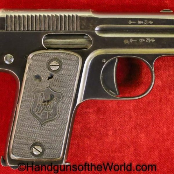 Francotte, Model 1, 6.35mm, Model 1, Belgian, Belgium, Handgun, Pistol, C&R, Collectible, 6.35, 25, .25, acp, auto, Model, I, 1, August, VP, Vest Pocket