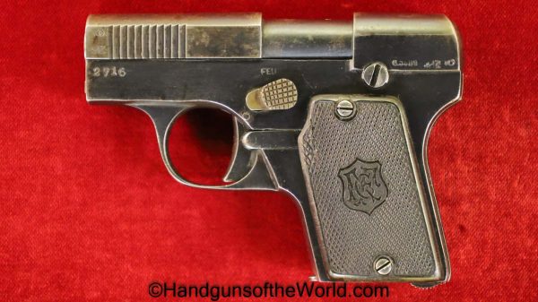 Francotte, Model 2, 6.35mm, Model, 2, II, Belgian, Belgium, Handgun, Pistol, C&R, Collectible, 6.35, 25, .25, acp, auto, VP, Vest Pocket, Hand gun