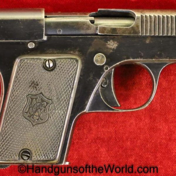 Francotte, Model 2, 6.35mm, Model, 2, II, Belgian, Belgium, Handgun, Pistol, C&R, Collectible, 6.35, 25, .25, acp, auto, VP, Vest Pocket, Hand gun