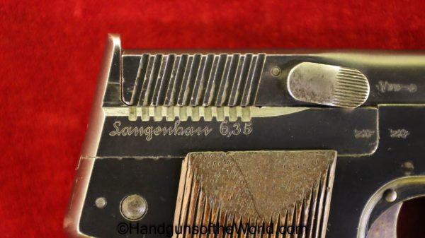 Langenhan, Model II, 6.35mm, Model 2, German, Germany, Handgun, Pistol, C&R, Collectible, VP, Vest Pocket, 6.35, 25, .25, acp, auto, Model, II, 2